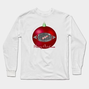 ERF KV vintage British lorry grille Christmas ball special edition Long Sleeve T-Shirt